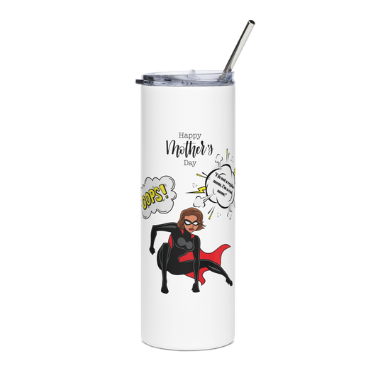 "Cool Mom Stainless Steel Tumbler: 'I’m Not a Regular Mom, I’m a Cool Mom!'"